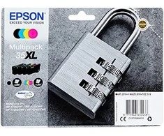 Epson 4 kasečių rinkinys No.35XL (C13T35964010), juoda, žydra, purpurinė, geltona kasetė