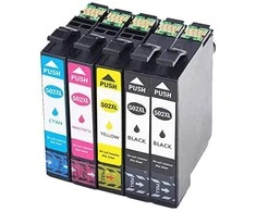 Epson 502XL Originalus Juoda, Žydras, Rausvai raudona, Geltona 1 vnt