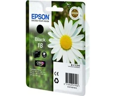 Epson 18 BK Ink cartridge, Juodas