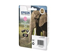 Epson Elephant Singlepack Light Magenta 24 Claria Photo HD rašalas - Originalus - Pigmentinis rašalas - Šviesiai purpurinis - Epson - - Expression Photo XP-960 - Expression Photo XP-950 - Expression Photo XP-860 - Expression Photo... - 1 vnt. (s)