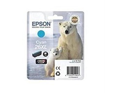 Rašalas Epson rašalas C13T26324010 No26 (žydra)