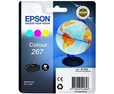 Epson 267 trispalvė rašalo kasetė | Rašalas | Žydra, purpurinė, geltona