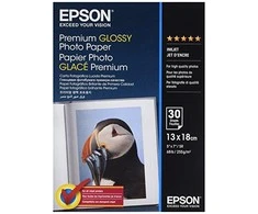 „Epson Premium“ blizgus fotopopierius, 130 x 180 mm, 255 g/m², 30 lapų