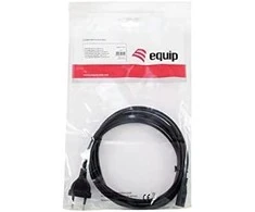 Equip Equip IEC-Stromkabel 2pin maitinimo kabelis -> C7 3m St/Bu juodas