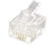 Equip Equip 121121 RJ-12 kištukas (6P4C) Skaidrus