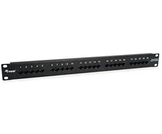 Equip Patchpanel 25x RJ45 Cat3 19" UTP 1HE ISDN šviesiai pilkas