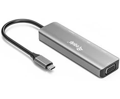 Equip Adapteris AV įranga Adapteris USB-C -> HDMI/DisplayPort/VGA 4K/1080P/60Hz gr