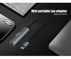 Adapteris AV Equip Equip Dock USB-C->RJ45 10/100/1000 + 100W PD 0,15m gr