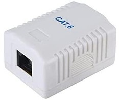 Adapteris AV Equip Equip 235213 gniazdko RJ-45 Baltas