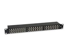 Equip Patchpanel 48x RJ45 Cat6 19" FTP 1HE ISO/IEC hellgrau