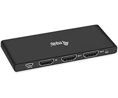 Przełącznik Equip Equip HDMI Splitter 2.0 2 Port Ultra Slim 4K/60Hz juodas