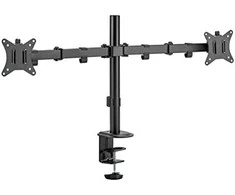 Equip Stalo laikiklis 2 monitoriams 17" - 32" (650157)
