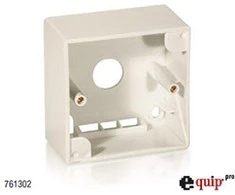 Equip 760302 gniazdko Baltas