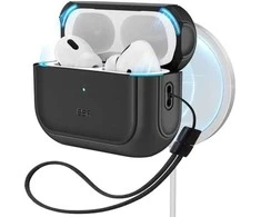 Dėklas ESR Orbit Hybrid, skirtas AirPods Pro, Magsafe (juodas)