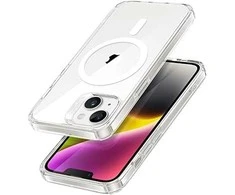 Amio Dėklas ESR Krystec Clear, skirtas iPhone 14 Plus, Magsafe (skaidrus)