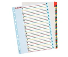 Esselte A4 Mylar Segregator pervedimai su Aprašymas puslapis 1-31 (10K200C)