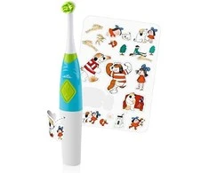 ETA | Dantų šepetėlis with water cup and holder | Sonetic ETA129490080 | Baterija operated | For kids | Šepetėlių skaičius galvutės įeina 2 | Number of teeth brushing modes 2 | Mėlyna