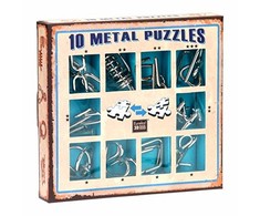 G3 Eureka Bvba Eureka! 10 Metal Puzzles - Mėlyna Set