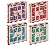 G3 Eureka Bvba Eureka! 10 Metal Puzzles - Žalias Set