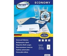 Avery Zweckform LABEL. ZF ECONOMY 70X41MM 045 100ARK ETIKETĖ E100 ELA045 - ELA045