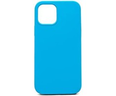 Evelatus Apple iPhone 12/12 Pro Premium Soft Touch Silikoninis dėklas Sky Mėlyna