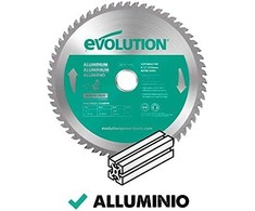 Evolution TCT pjūklo diskas skirtas pjauti aliuminį 210mm 60z - kampiniams pjūklams