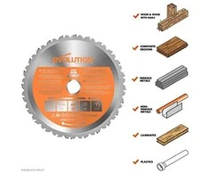 Pjovimo diskas Evolution EVO-210-MULTI; 210 mm; Z24