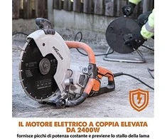 Betono pjaustyklė Evolution R300DCT; 300 mm; 2400 W