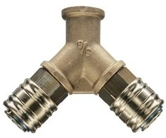 Dvišakis 3/8" su greitomis jungtimis EWO 1372