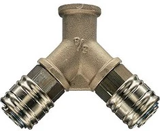 Dvišakis 3/8" su greitomis jungtimis EWO 1372
