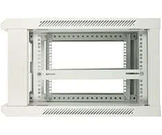 EXTRALINK 6U 600X450 ASP sieninė spintelė metalinių durų pilka