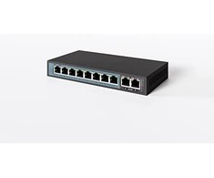 Šakotuvas EXTRALINK PERSES 8 prievadų GbE nevaldomas 802.3af/at PoE jungiklis + 2x SFP Up-Link