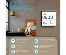 Extralink Išmanių namų TUYA valdymo panelė, LCD, Wi-Fi, su ZigBee bridge, montuojama sienoje, juoda