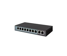 Šakotuvas EXTRALINK CERES 8 prievadų FastEthernet nevaldomas 96 W PoE jungiklis + 2x FE Up-Link