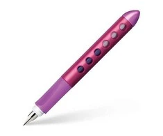 Plunksnakotis Faber-Castell Scribolino, dešiniarankiams, rožinės spalvos korpusas