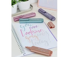 Faber-castell 1546 Metallic Creative Studio žymekliai, 4 vnt.