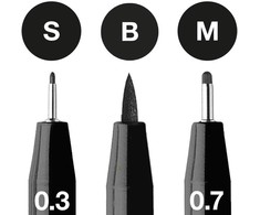 Faber-castell Pitt Artist Pen Manga rinkinys, 8 vnt.
