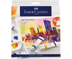 Faber-Castell - Akvarelinė kartoninė dėžutė (24 vnt) (169624)