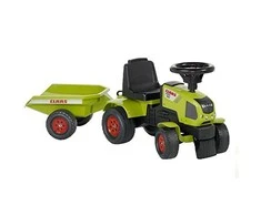 Falk traktorius su priekaba Claas Axos 310 žalias