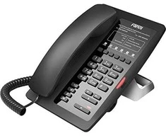 Telefonas Fanvil Fanvil viešbučio telefonas H3 VoIP telefonas juodas