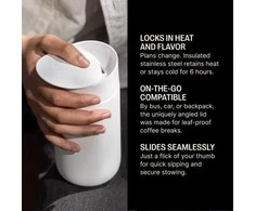 Fellow - Carter Slide Mug - Baltas - Izoliuotas puodelis 473ml