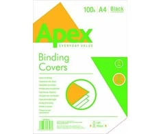 A4 įrišimo viršelis Apex Delta odinis juodas FELLOWES 6501001