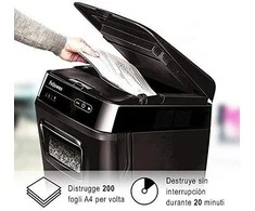 Fellowes MicroShred AutoMAX 200M Popieriaus smulkinimas, Kreditinių kortelių smulkinimas