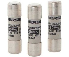Mersen Nordic Ab MERSEN Saugiklio įdėklas cilindrinis 10x38mm 500VAC gG 2A D213098