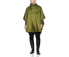 Italija Ferrino Todomodo Ripstop lietaus pončas, olive - L/XL