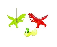 Djeco Kūrybinis rinkinys lėlės-marionetės - Dinozaurai (6 vnt.) ( DJ09680 )