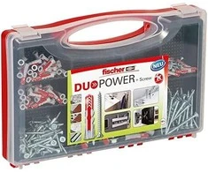 Kaiščių su varžtais rinkinys DuoPower, Fischer 280 vnt.