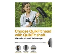 Fiskars QuikFit Vidutinio dydžio,grafito spalvos kotas 1000664