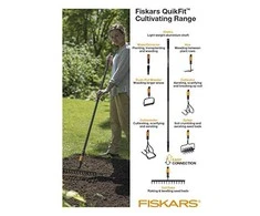 Fiskars QuikFit kultivatorius kampinis
