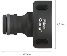 Fiskars Fibercomp čiaupo jungtis - G1" (33,3 mm)
